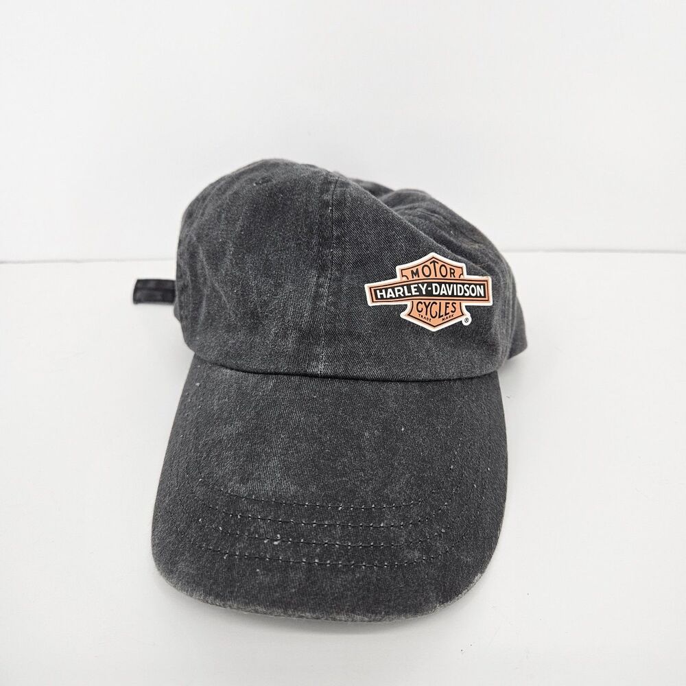 Harley Davidson‎ Hat Strapback Cap Motorcycles Bikers Side Logo